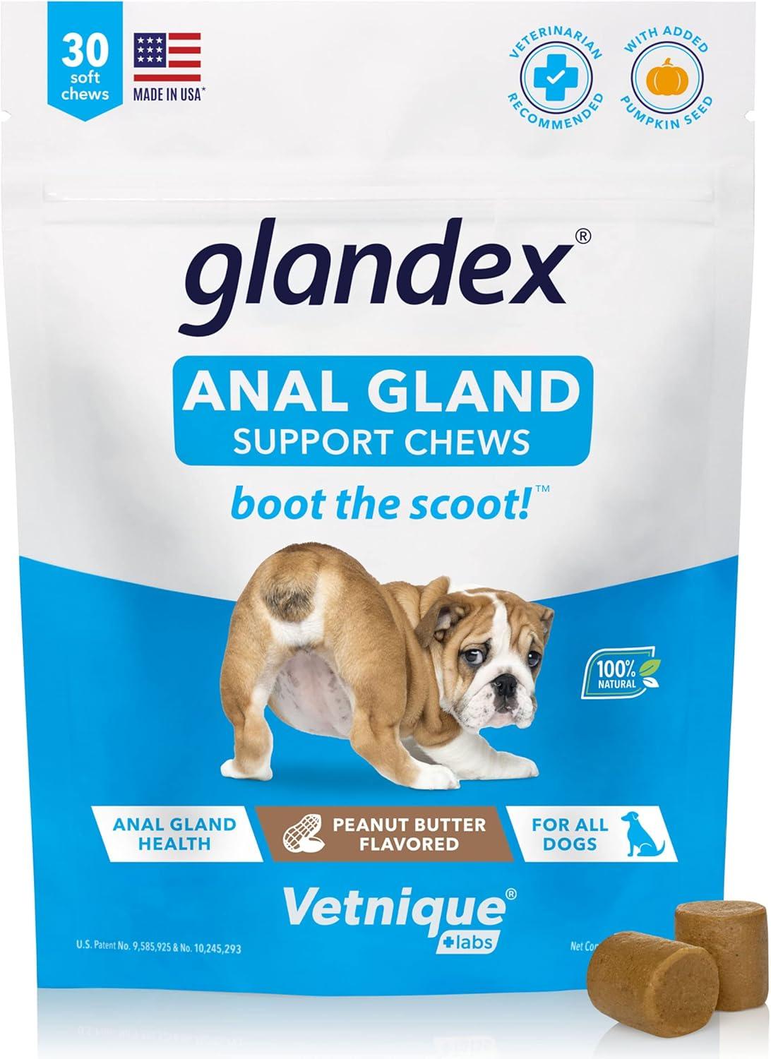 imageDermabliss Allergy Chews 30 Ct and Glandex Anal Gland Support Chews 30 Ct Bundle Dog Vitamins ampamp Supplements Anal Gland Dog Treats with Probiotics Dog Allergies Skin Treatment Soft Chew