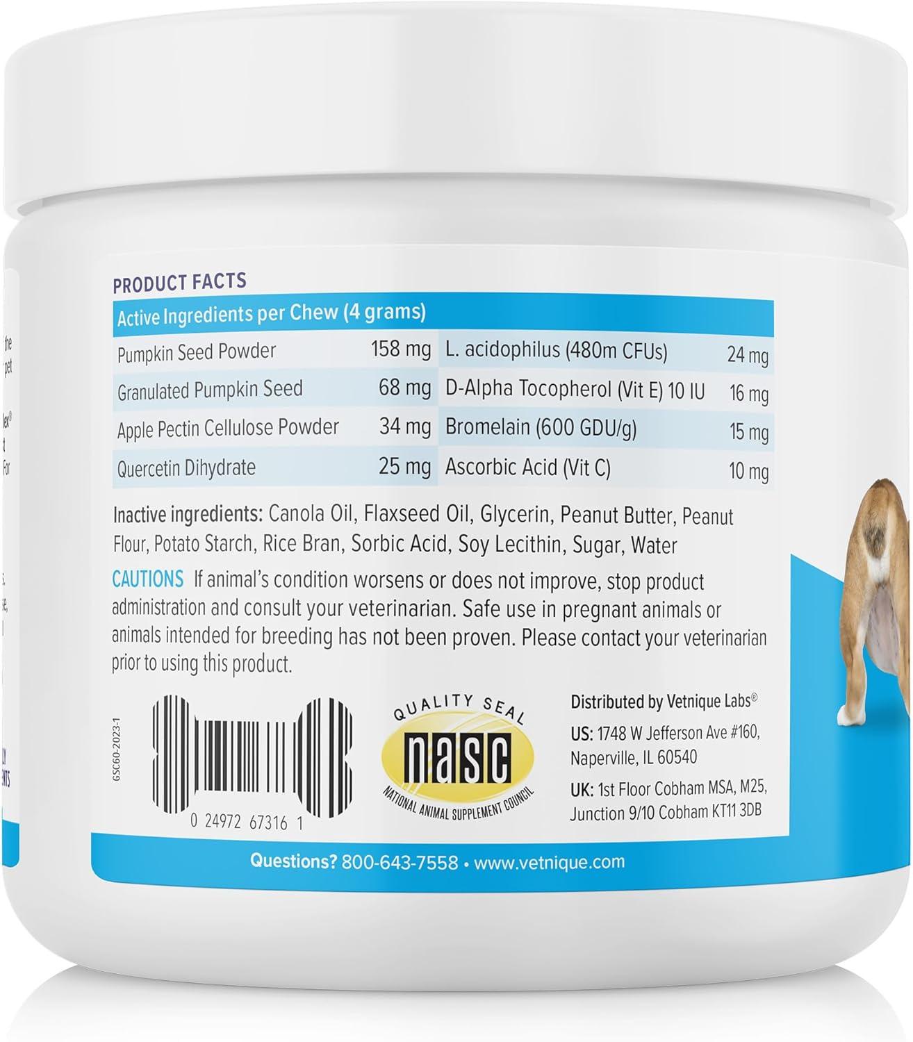 imageVetnique Labs Dermabliss AntiItch ampamp Allergy Relief Spray 4oz and Glandex Anal Gland Support Chews 60 Count Bundle VetStrength Anal Gland Dog Treats Hydrocortisone Spray Itch Relief for Dogs
