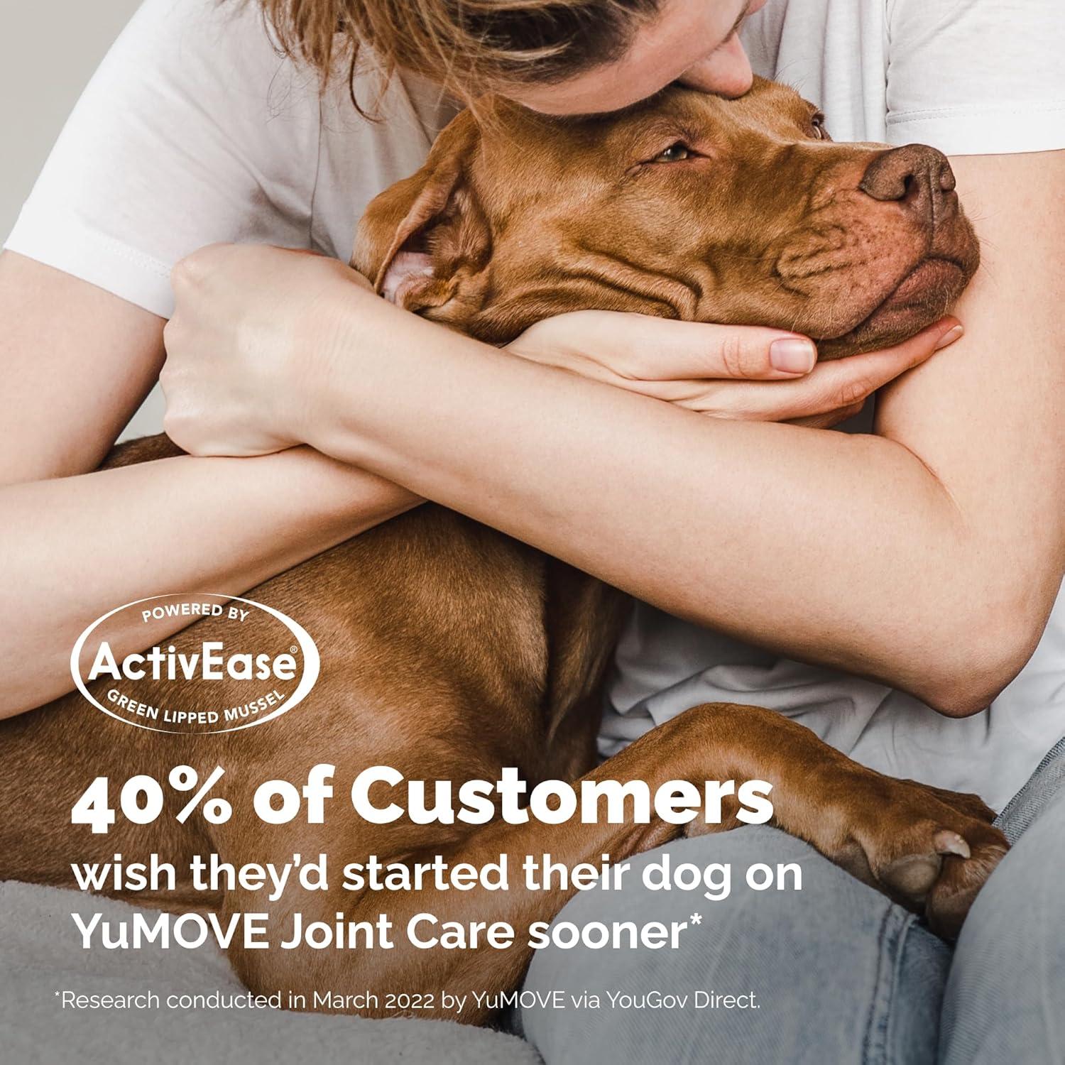 imageYuMOVE Hip ampamp Joint Supplement for Dogs  With Glucosamine Chondroiton Green Lipped Mussel  Hyaluronic Acid and Omega 3 Joint Supplement for Stiffness and Mobility  60 Chews SmallMedium DogsLargeXL Dogs