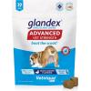 imageGlandex Anal Gland Hygienic Pet Wipes 100 Ct Advanced VetStrength Chews 30 Ct Bundle Dog Cleaning Wipes with Fresh Scent VetStrength Anal Gland Supplement for Dogs with Extra Fiber