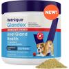imageGlandex Dog Fiber Supplement Powder for Anal Glands with Pumpkin Digestive Enzymes ampamp Probiotics  Vet Recommended Regular or Advanced Strength  Boot The Scoot 55 oz Vegan SalmonAdvanced Strength Duck  Bacon