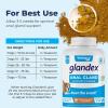 imageGlandex Dog Fiber Supplement Powder for Anal Glands with Pumpkin Digestive Enzymes ampamp Probiotics  Vet Recommended Regular or Advanced Strength  Boot The Scoot 55 oz Vegan SalmonVegan Salmon