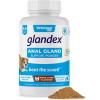 imageGlandex Dog Fiber Supplement Powder for Anal Glands with Pumpkin Digestive Enzymes ampamp Probiotics  Vet Recommended Regular or Advanced Strength  Boot The Scoot 55 oz Vegan SalmonPork Liver