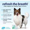 imageVetnique Dentabliss  Dog Teeth Cleaning Finger Mitt Dental Wipe  Dog Plaque ampamp Tartar Prevention with Brushing Beads  Flavored Dog Teeth Wipes Dog Breath Freshener ChickenPeppermint