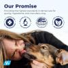 imageVetnique Dentabliss  Dog Teeth Cleaning Finger Mitt Dental Wipe  Dog Plaque ampamp Tartar Prevention with Brushing Beads  Flavored Dog Teeth Wipes Dog Breath Freshener ChickenPeppermint