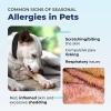 imageVetnique Dermabliss 3in1 Medicated Dog Wipes  Relief for Itchy Skin Allergies ampamp Odor Control Gentle NoSting Formula Antihistamine ampamp Hydrocortisone Paw Wipes for Dogs ampamp Cats 50 Count