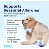 imageVetnique Dermabliss 3in1 Medicated Dog Wipes  Relief for Itchy Skin Allergies ampamp Odor Control Gentle NoSting Formula Antihistamine ampamp Hydrocortisone Paw Wipes for Dogs ampamp Cats 50 Count