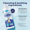 imageVetnique Dermabliss Chlorhexidine for Dogs Skin Health Antibacterial Wipes for Dogs for Infections Irritation ampamp Redness Relief Skin Wipes 50 CountMedicated Shampoo