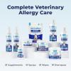 imageVetnique Dermabliss Dog Face Wipes  Medicated Chlorhexidine Wipes for Dogs with Wrinkles French Bulldog English Bulldog Dog Grooming Wipes Cleaning ampamp Deodorizing Dog Wipes 60 Count