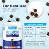 imageVetnique Dermabliss Omega ampamp Skin Health Fish Oil for Dogs Soft Chews Healthy Skin ampamp Coat for Dogs with Biotin ampamp DHA  Hickory Salmon Dog Treats 30 Count Chews120ct Chews