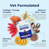 imageVetnique Dermabliss Omega ampamp Skin Health Fish Oil for Dogs Soft Chews Healthy Skin ampamp Coat for Dogs with Biotin ampamp DHA  Hickory Salmon Dog Treats 30 Count Chews30ct Chews