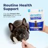 imageVetnique Dermabliss Omega ampamp Skin Health Fish Oil for Dogs Soft Chews Healthy Skin ampamp Coat for Dogs with Biotin ampamp DHA  Hickory Salmon Dog Treats 30 Count Chews60ct Chews