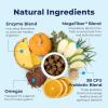 imageVetnique Glandex Anal Gland Soft Chew Treats with Pumpkin for Dogs Digestive Enzymes Probiotics Fiber Supplement for Dogs Boot The Scoot Advanced Strength DuckBacon Chews Veg 30 CountAdvanced Strength DuckBacon Chews Vegetarian