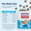 imageVetnique Glandex Anal Gland Soft Chew Treats with Pumpkin for Dogs Digestive Enzymes Probiotics Fiber Supplement for Dogs Boot The Scoot Advanced Strength DuckBacon Chews Veg 30 CountAdvanced Strength DuckBacon Chews Vegetarian