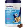 imageVetnique Glandex Anal Gland Soft Chew Treats with Pumpkin for Dogs Digestive Enzymes Probiotics Fiber Supplement for Dogs Boot The Scoot Advanced Strength DuckBacon Chews Veg 30 CountBaconPork Chews