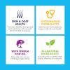 imageVetnique Labs Furbliss Skin and Coat Supplement for Dogs with Omega Fish Oil EPA ampamp DHA CoQ10 ampamp BVitamin Complex for Nourished Fur ampamp Skin  Grilled Chicken Soft Chews 60ct Soft Chews