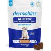 imageVetnique Labs Glandex Anal Gland Hygienic Pet Wipes 100 Count and Dermabliss Allergy Supplement for Dogs 30 Ct Bundle  Dog Cleaning Wipes with Fresh Scent for Anal Glands Allergy and Itch Relief