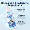 imageVetnique Oticbliss Cat ampamp Dog Ear Cleaners Medicated Dog Ear Drops for Infection Antiseptic Flush ampamp Wipes to Reduce Itchy Ears ampamp Head Shaking  Vet Recommended for Itchy Ears 8oz FlushFlush
