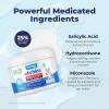 imageVetnique Oticbliss Medicated Ear Wipes  Cat ampamp Dog Ear Wipes with Hydrocortisone ampamp Salicylic Acid for Cleaning ampamp Odor Control  50ct