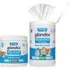imageVetnique Glandex for Dogs 60ct Peanut Butter Anal Gland Support Chews and Glandex Pet Wipes 75ct Bundle