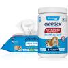imageVetnique Labs Glandex Anal Gland Hygienic Pet Wipes 100 Count and Glandex Advanced VetStrength Chews 120 Count Bundle Dog Cleaning Wipes with Fresh Scent Anal Gland Supplement with Extra Fiber