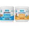 imageVetnique Labs Seniorbliss AllinOne Multivitamin Chews for Senior Dogs 60ct ampamp Glandex Anal Gland Support Soft Chew Treats with Pumpkin for Dogs 60ct Pork Bundle