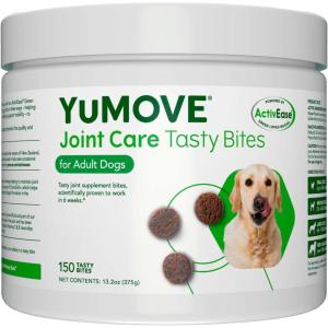 imageYumove Dog Joint Supplement Hip and Joint Supplement for Dogs with Glucosamine Chondroitin Hyaluronic Acid Green Lipped Mussel and Omega 3 Dog Hip and Joint Aches and Stiffness 150 Tasty Bites150 Bites